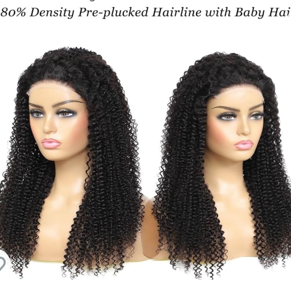 Kinky Curly lace front wig